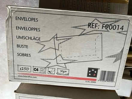 Photo of free 4 Boxes of 250 C4 White Envelopes (BR6) #1
