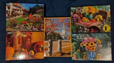 Photo of free (5) Jigsaw Puzzles - new/sealed (Saugus) #1