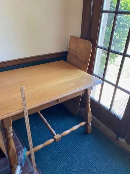 Photo of free Nice Solid Wood Dinner Table (Near NCSU) #2
