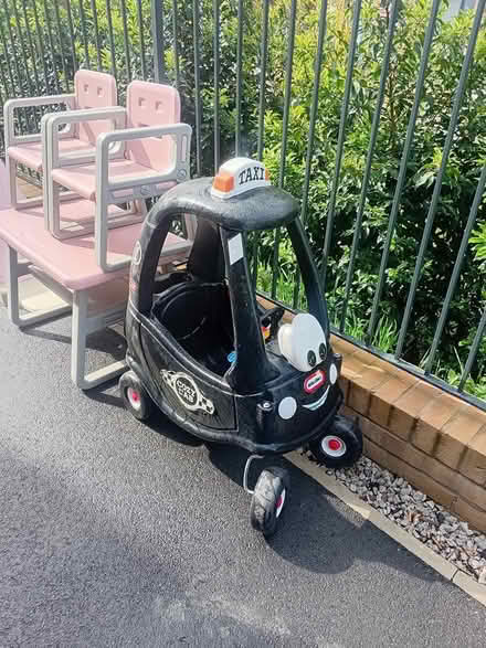 Photo of free Plastic car and outdoor table (Bolton BL1) #1