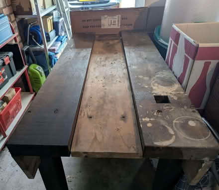 Photo of free Wooden Work bench (Sale M33) #1