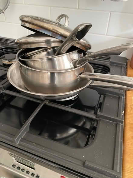 Photo of free Stainless steel pans (Baldslow TN37) #1