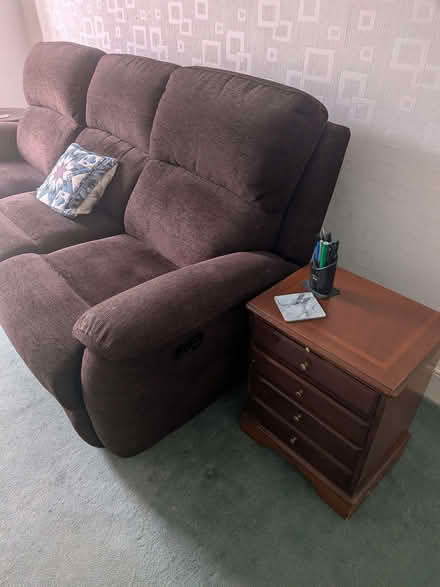 Photo of free 3 seater recliner sofa (Royal Standard SE7) #2