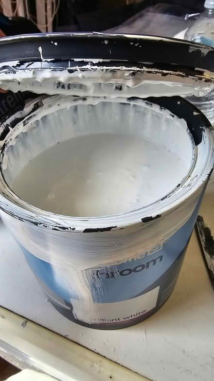 Photo of free White bathroom paint (Wigmore, Gillingham) #2