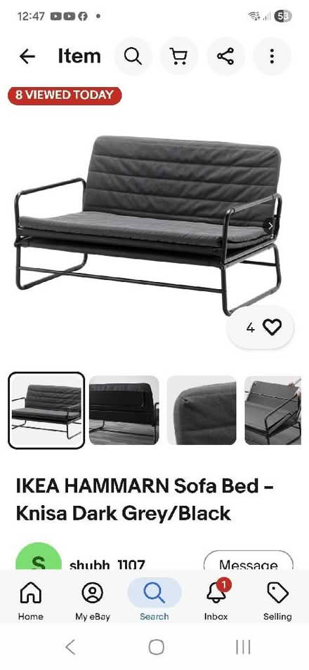 Photo of free IKEA Sofa Bed (Lowdham NG14) #2