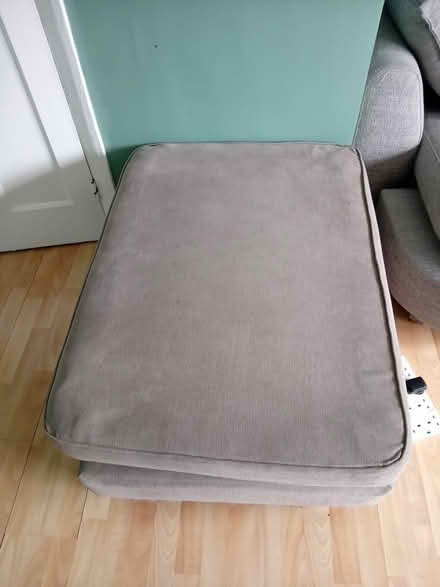 Photo of free Grey end sofa with footstool (Neasden NW10) #2