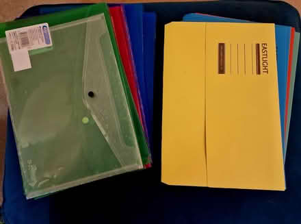 Photo of free Plastic files and cardboard folders (Broadbridge Heath, RH12) #1