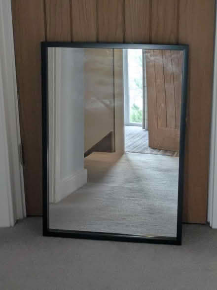 Photo of free Black Framed Mirror (Mow Cop ST7) #1