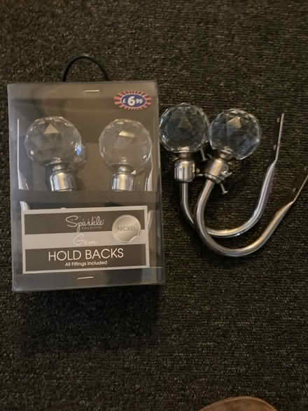 Photo of free Crystal curtain hold backs (Swindon SN5) #1