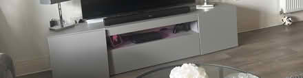 Photo of free Grey TV stand (Hertsmere WD6) #1