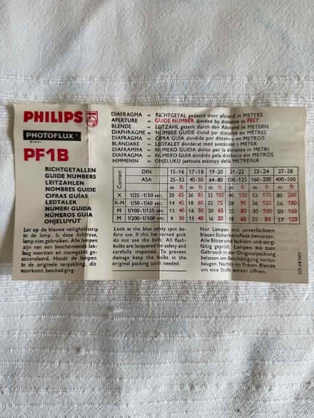 Photo of free Philips Disposable Once only Flash Bulbs (Hessenford PL11) #3