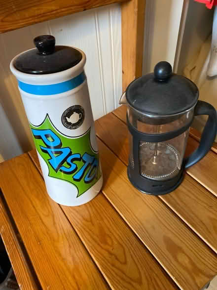 Photo of free Pasta jar and coffee percolator (Palmerston CF63) #1