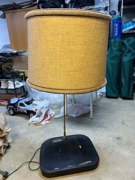 Photo of free Large lamp with wooden base (Rockville, MD) #3