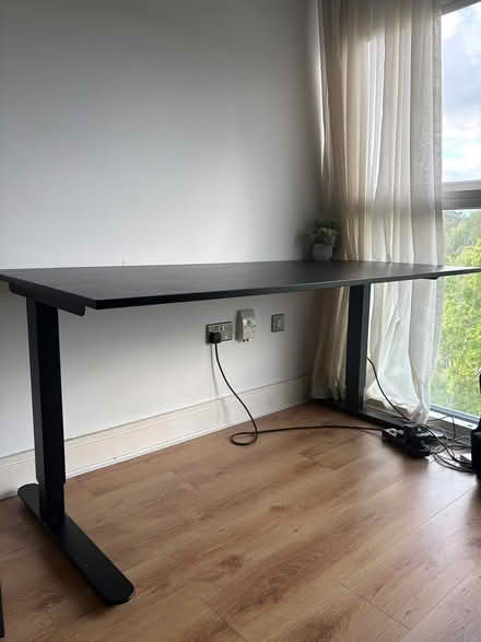 Photo of free Black desk (Leopardstown) #2