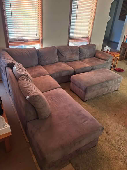 Photo of free Large sectional with fold out bed (St Helena) #1