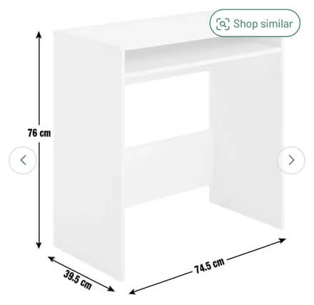 Photo of free Argos Kenora office desk - white (Trehafod CF37) #2