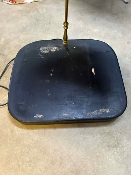 Photo of free Large lamp with wooden base (Rockville, MD) #1