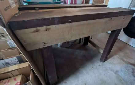 Photo of free Wooden Work bench (Sale M33) #2