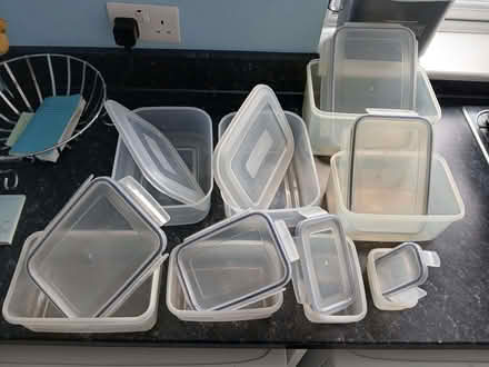 Photo of free Plastic storage containers (Pitsea SS13) #1
