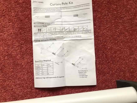 Photo of free Curtain Rail kit (Wimbledon Common SW19) #2