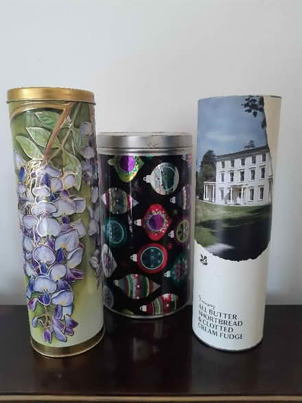Photo of free 3 Empty biscuit tins (Shortstown MK42) #1