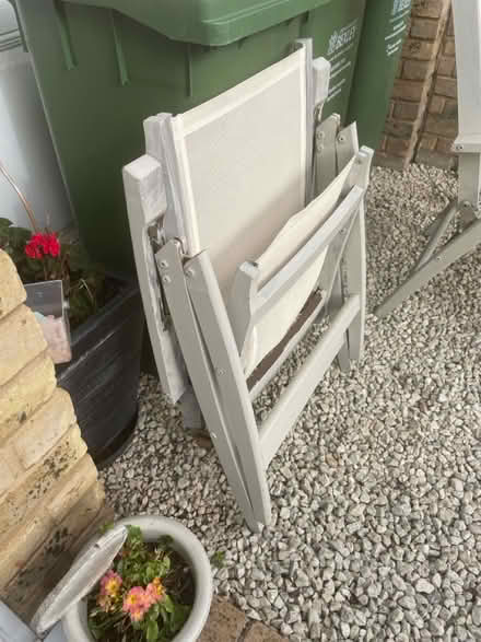 Photo of free 2 sturdy recliner garden chairs (Welling DA16) #2
