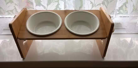 Photo of free adjustable elevated cat/dog feeding station (Clayton West HD8) #1