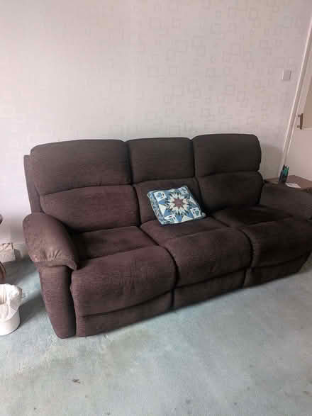 Photo of free 3 seater recliner sofa (Royal Standard SE7) #1