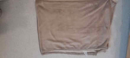Photo of free Old beige blanket (Manningtree CO11) #1