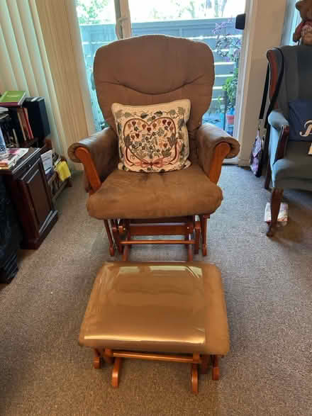 Photo of free glider rocking chair (Hayward California) #3
