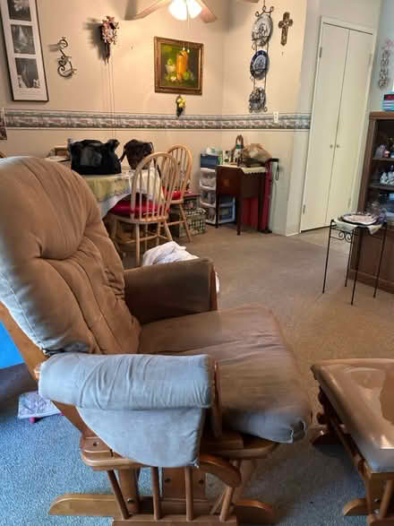 Photo of free glider rocking chair -clean (Hayward California) #2