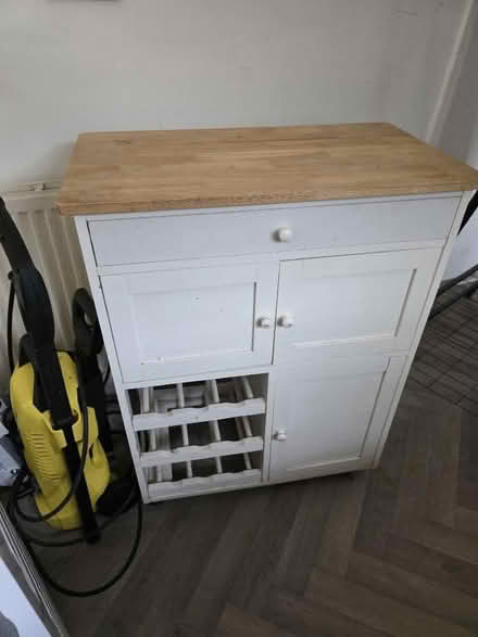 Photo of free Kitchen island on wheels (Wood Top BB4) #1