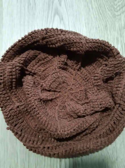 Photo of free 1 red summer hat + 1 brown crochet style beanie (Gilmerton EH17) #3