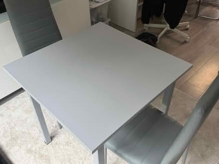 Photo of free Grey 2 seater table and chairs set (Dudden Hill NW10) #2