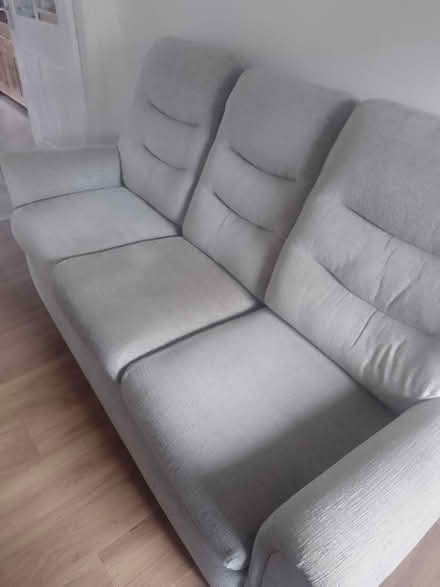 Photo of free 3 seater sofa grey & armchair (East Kilbride g74) #2