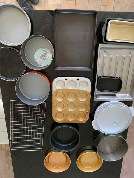 Photo of free Selection of cake tins plus casserole dish (Bonsall DE4) #1