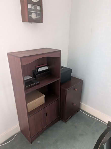 Photo of free Filing cabinet & shelf unit (Royal Standard SE7) #1