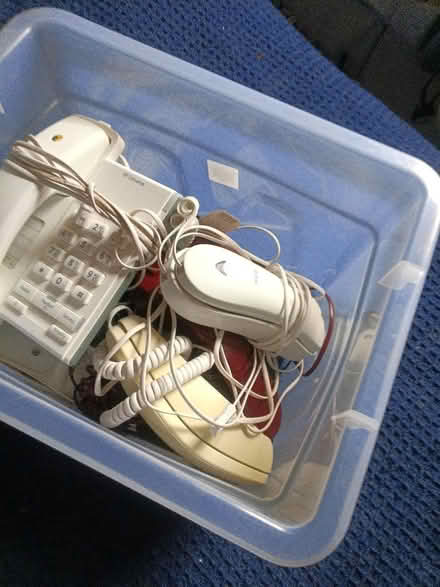 Photo of free Box of Assorted Landline Phones (Golden Triangle NR2) #1