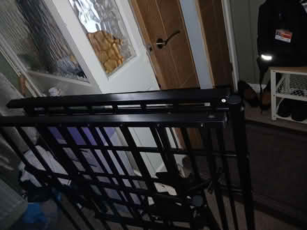 Photo of free Single metal bed frame, black (Castleton OL11) #2