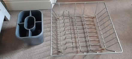 Photo of free Kitchen drying rack and cuttlery (Liversedge WF15) #1