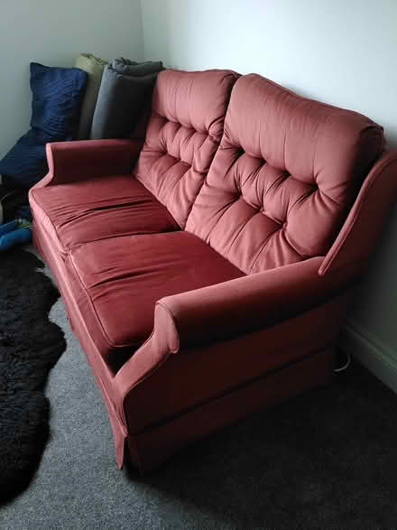 Photo of free Red Sofa Bed (Heath and Reach, LU7) #4