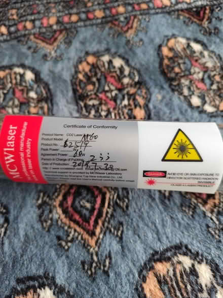 Photo of free MCWlaser tube (Gidea Park RM11) #2