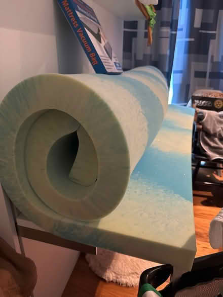 Photo of free King foam mattress pad (Jamaica Plain off washington) #1