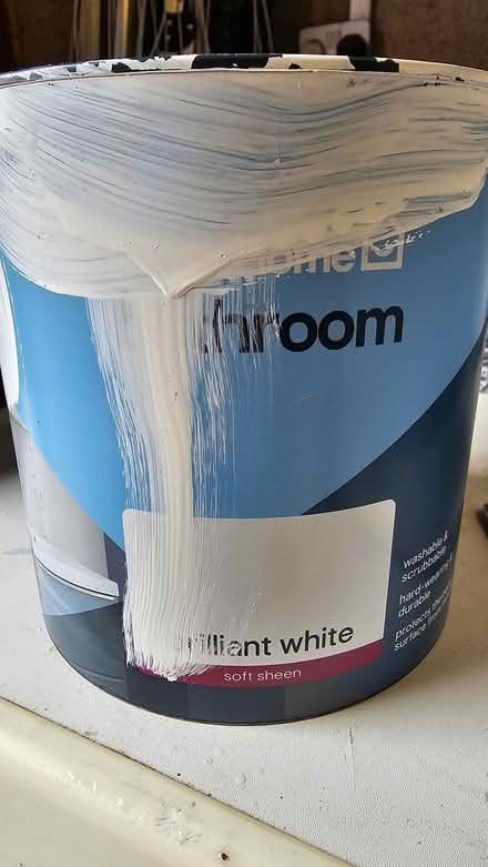 Photo of free White bathroom paint (Wigmore, Gillingham) #1