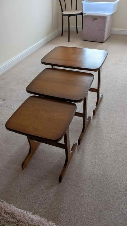 Photo of free Nest of 3 tables (South Abingdon Oxfordshire) #3