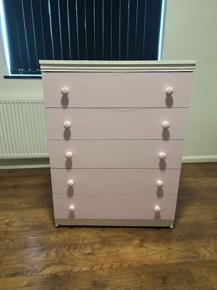 Photo of free Pink set of drawers (Eltham) #1