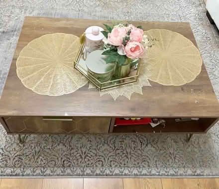 Photo of free Wooden storage table (Debden IG10) #1