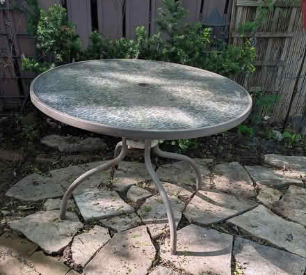 Photo of free Outdoor table (Cabbagetown) #1