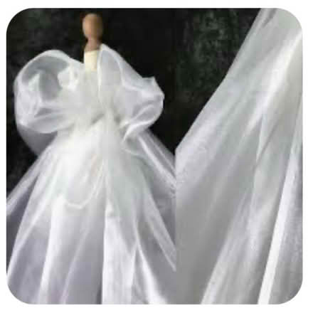 Photo of White Tulle or Organza Fabric (Redwood City) #1