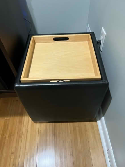 Photo of free Two storage ottomans or side tables (Mantua) #3